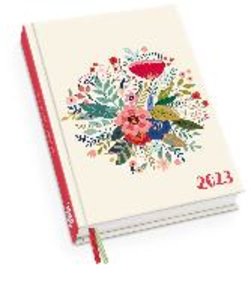 Blumenwiese Taschenkalender 2023 - Blumen-Design - Terminplaner mit Wochenkalendarium - Format 11,3 x 16,3 cm