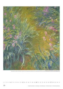 Claude Monet 2024 - Kunst-Kalender - Poster-Kalender - 50x70