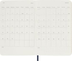 Moleskine 12 Monate Wochen Notizkalender 2024, Pocket/A6, Saphir