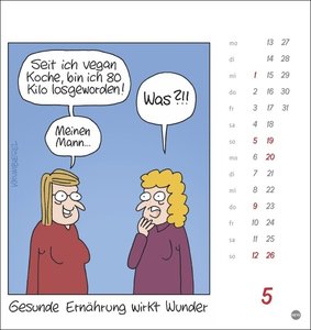Krumbiegel: Alles Öko Postkartenkalender 2024. Humorvoller Kalender zum Aufstellen und Aufhängen. Kleiner Kalender mit 12 witzigen Postkarten.