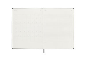 Moleskine Smart Kalender Pro 2023, für das Smart Writing Set 12 Monate Wochen Notizkalender, Schwarz
