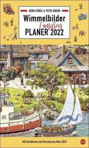Göbel & Knorr Wimmelbilder Familienplaner XL Kalender 2022