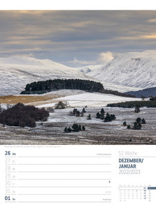 Schottland - Wochenplaner Kalender 2023