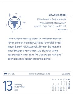Stier Sternzeichenkalender 2025