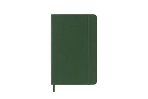 Moleskine 12 Monate Wochen Notizkalender 2024, Pocket/A6, Myrtengrün