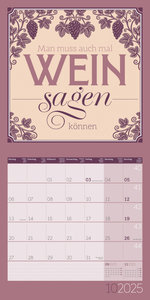 Einspruch Kalender 2025 - 30x30