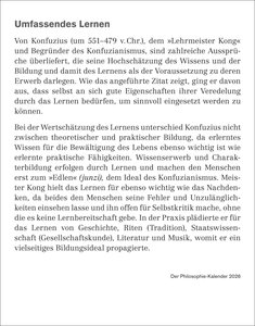 Der Philosophie-Kalender Tagesabreißkalender 2026