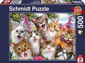 Puzzle - Katzen-Selfie (500 Teile)