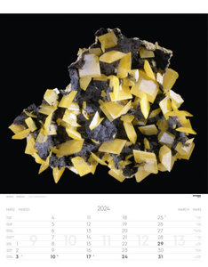 Mineralien Kalender 2024
