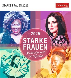 Starke Frauen Postkartenkalender 2025