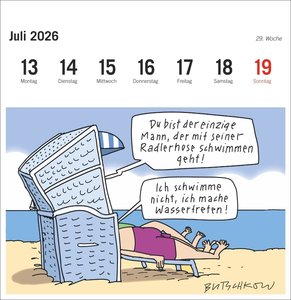 Peter Butschkow: Fahrrad unser Premium-Postkartenkalender 2026