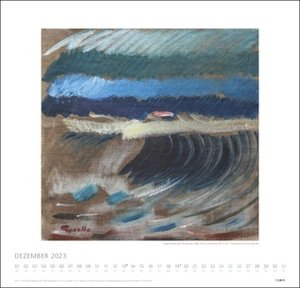 Siegward Sprotte Edition- Kalender 2023. Siegward Sprottes Bilder in einem großen Wandkalender. Monatskalender für Kunstbegeisterte mit 12 hochwertigen Abbildungen im Querformat 48x46 cm