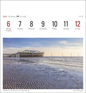Nordseeküste Kalender 2022