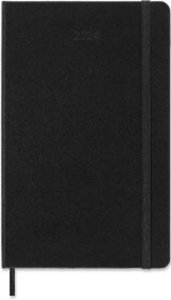 Moleskine 12 Monate Wochen Notizkalender 2024, Large/A5, Schwarz
