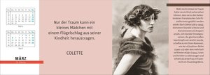 Der literarische Tischplaner  2026 - Wochenkalender mit Zitaten und Biografien ausgewählter Autorinnen und Autoren