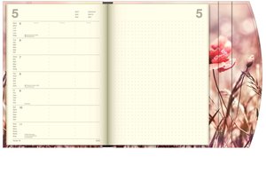 Flowers 2025 - Diary - Buchkalender - Taschenkalender - 16x22
