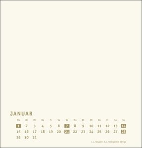 Bastelkalender 2024 Premium gold mittel. Blanko-Kalender zum Basteln mit Spiralbindung und Monatskalendarium. Foto- und Bastelkalender 2024.
