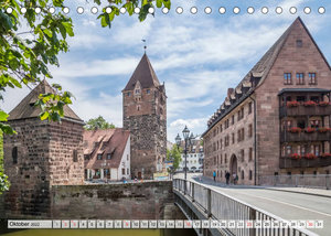 NÜRNBERG Historisches Stadtherz (Tischkalender 2022 DIN A5 quer)
