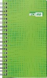 Wochenkalender Modell Taschenplaner int., 2022, Grafik-Einband grün