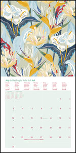 GreenLine Floral 2023 - Wand-Kalender - Broschüren-Kalender - 30x30 - 30x60 geöffnet - Blumen