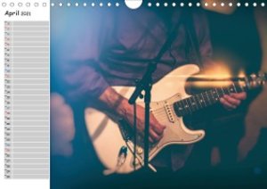 Gitarren - Live (Wandkalender 2021 DIN A4 quer)