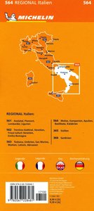 Michelin Karte Molise, Kampanien, Apulien, Basilikata, Kalabrien