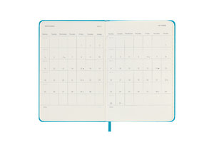 Moleskine 18 Monate Wochen Notizkalender - Color 2022/2023, Pocket/A6, Manganblau