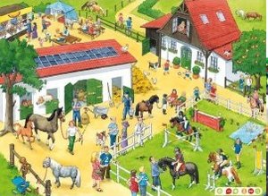 Ravensburger 00518 - tiptoi® Ponyhof-Puzzle