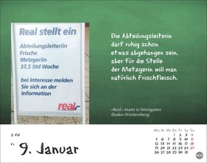 Bastian Sick Tagesabreißkalender 2026