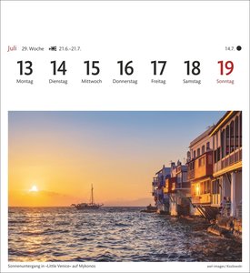 Griechische Inseln Sehnsuchtskalender 2026