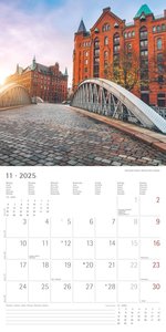 Deutschland 2025 - Broschürenkalender 30x30 cm (30x60 geöffnet) - Kalender mit Platz für Notizen - Wandkalender - Wandplaner - Wandkalender