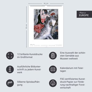 Marc Chagall Kalender 2026