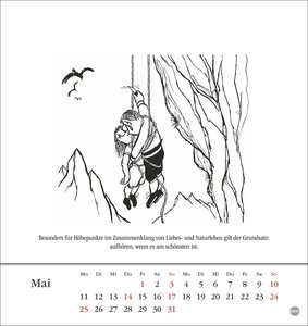 Loriot Postkartenkalender 2026