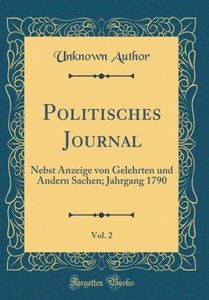 GER-POLITISCHES JOURNAL VOL 2
