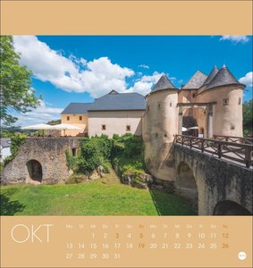 Luxemburg Postkartenkalender 2025