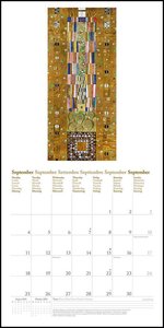 Gustav Klimt 2023 - Wand-Kalender - Broschüren-Kalender - 30x30 - 30x60 geöffnet - Kunst-Kalender