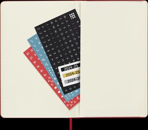 Moleskine 18 Monate Wochen Notizkalender 2024/2025, L/A5