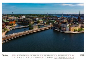 Schweden 2022 - White Edition - Timokrates Kalender, Wandkalender, Bildkalender - DIN A3 (42 x 30 cm)