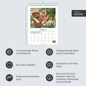 Augenschmaus Kalender 2026 - Gewürze und Kräuter rund ums Jahr