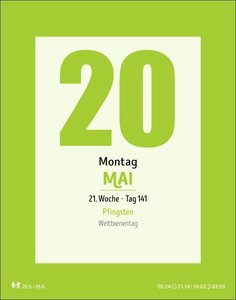 Calendarium Tagesabreißkalender 2024. Wissens-Kalender für jeden Tag: Jahrestage, berühmte Geburtstagskinder, Namenstage, Feiertage aus aller Welt