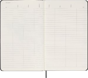 Moleskine undatierter Wochen Notizkalender, L/A5