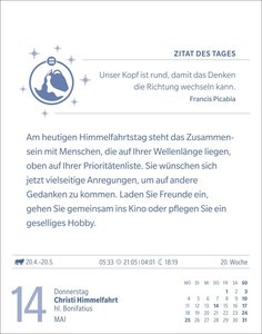 Wassermann Sternzeichenkalender 2026