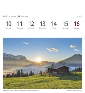 Lichtblicke Postkartenkalender. Kalender zum Aufstellen oder Aufhängen. Postkarten-Tischkalender 2024 mit stimmungsvollen Motiven und Naturaufnahmen