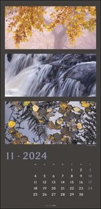 Die Farben der Natur Kalender 2024. Stilvoller Foto-Wandkalender XL. Natur-Kalender 2024 zeigt in harmonischen Kompositionen den Farbenreichtum der Natur. 33x68 cm.