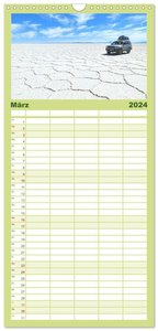 Familienplaner 2024 - Südamerika - Vom Reich der Inka bis nach Patagonien mit 5 Spalten (Wandkalender, 21 x 45 cm) CALVENDO