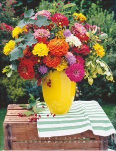 Die schönsten Blumensträuße Kalender 2026