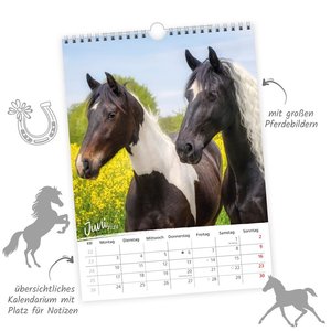 Trötsch Classickalender Pferde 2024