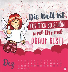 Schutzengel Postkartenkalender 2026