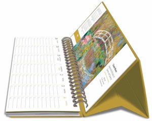 Die Welt der Kunst Premium-Tischplaner 2026 - Wochenkalender mit 53 Meisterwerken