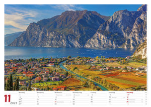 Gardasee 2023 Bildkalender A3 cm quer, spiralgebunden